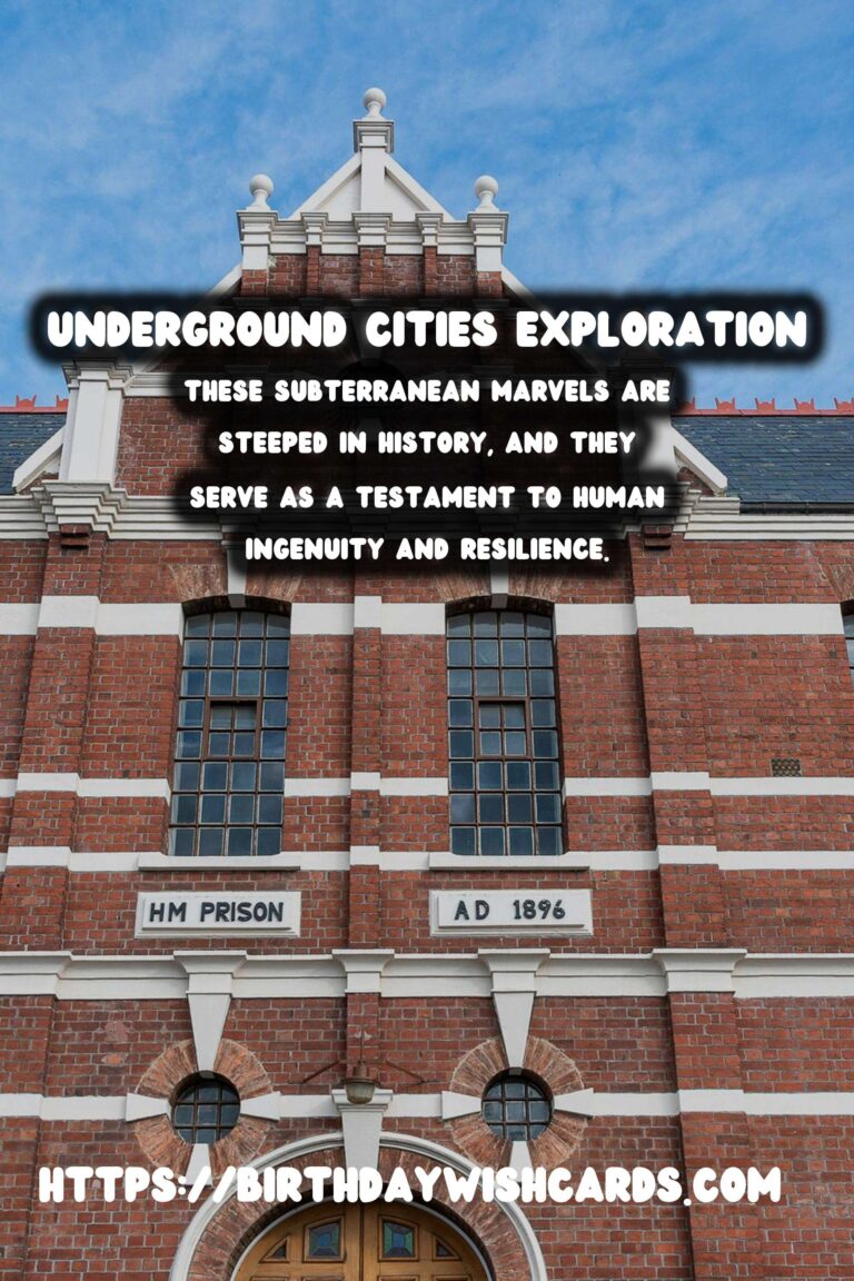 Underground Cities: Exploring the Hidden Histories Beneath Our Feet