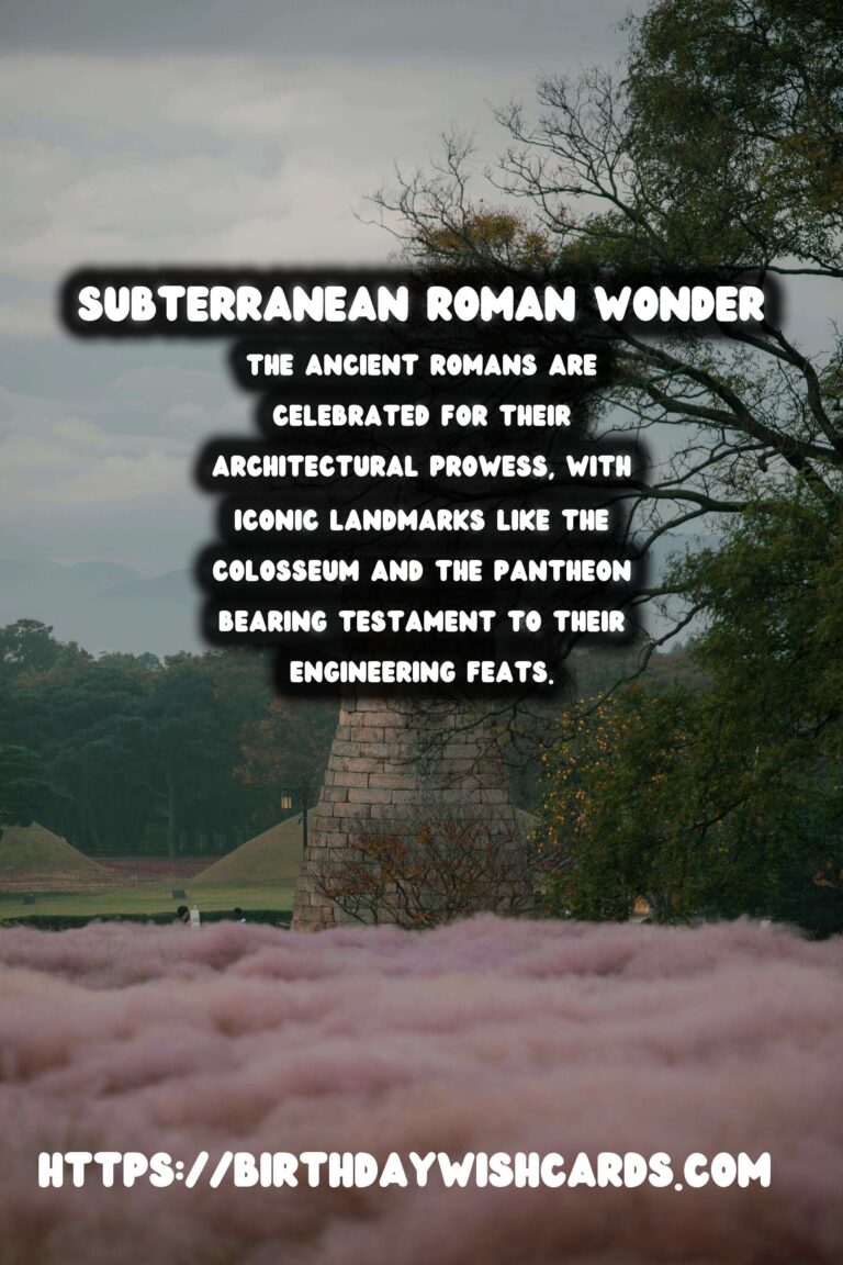 Underground Roman Cities: Exploring Subterranean History