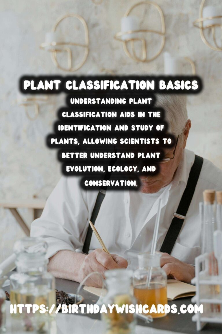 Understanding Plant Classification: Genus & Species