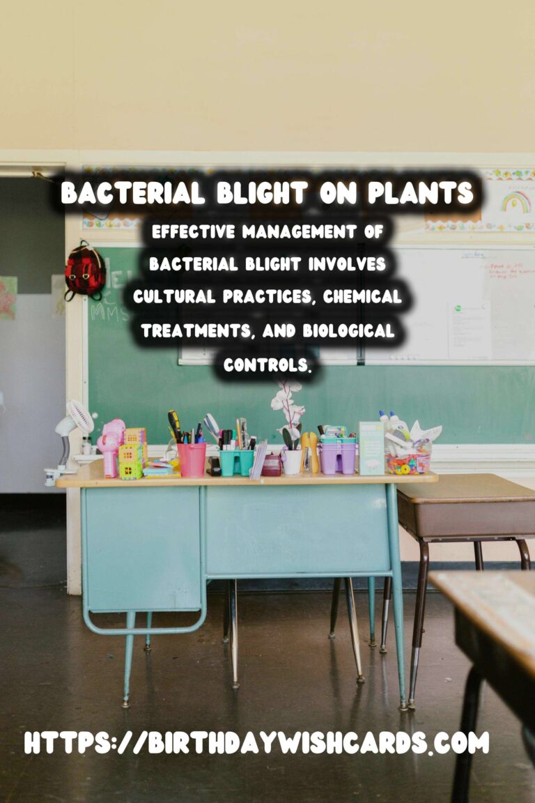 Understanding Plant Diseases: Bacterial Blight