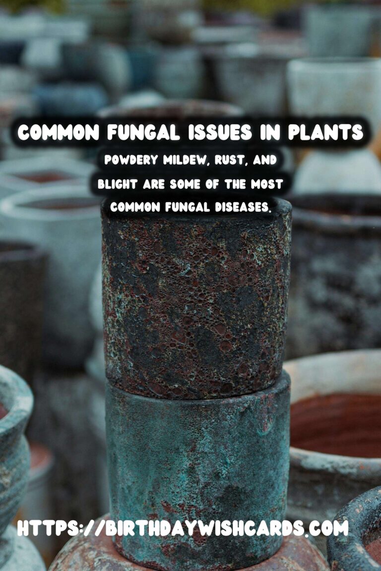 Understanding Plant Diseases: Common Fungal Issues and How to Combat Them