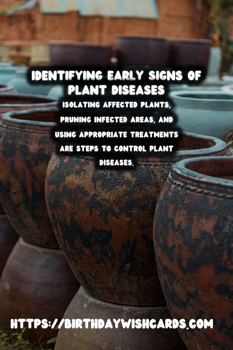 Understanding Plant Diseases: Identifying Early Signs for Better Plant Health
