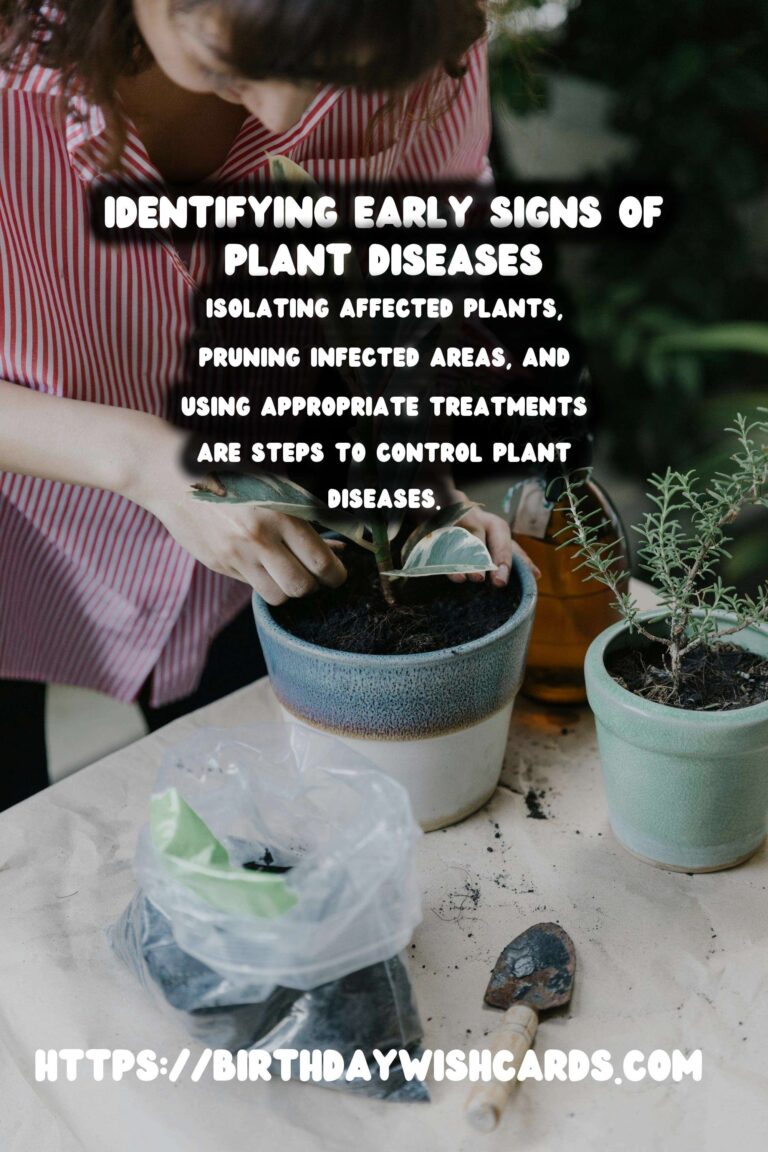 Understanding Plant Diseases: Identifying Early Signs for Better Plant Health