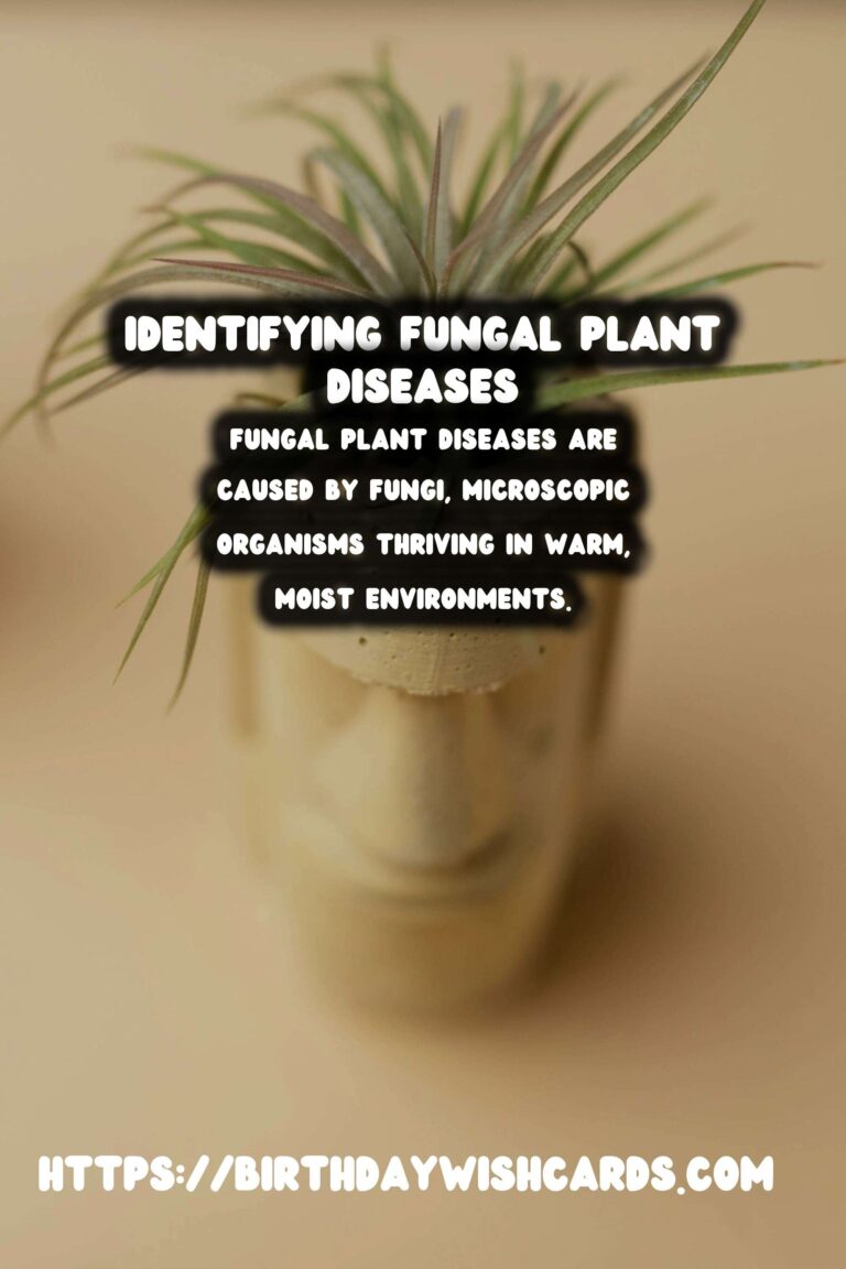Understanding Plant Diseases: Identifying Fungal Issues