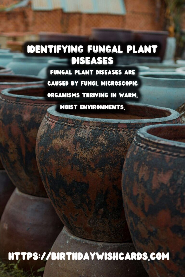Understanding Plant Diseases: Identifying Fungal Issues