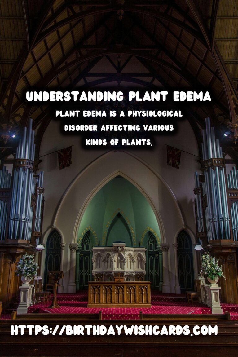 Understanding Plant Edema: What It Means