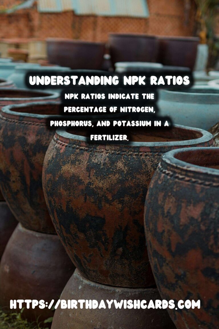 Understanding Plant Fertilizers: The Importance of NPK Ratios