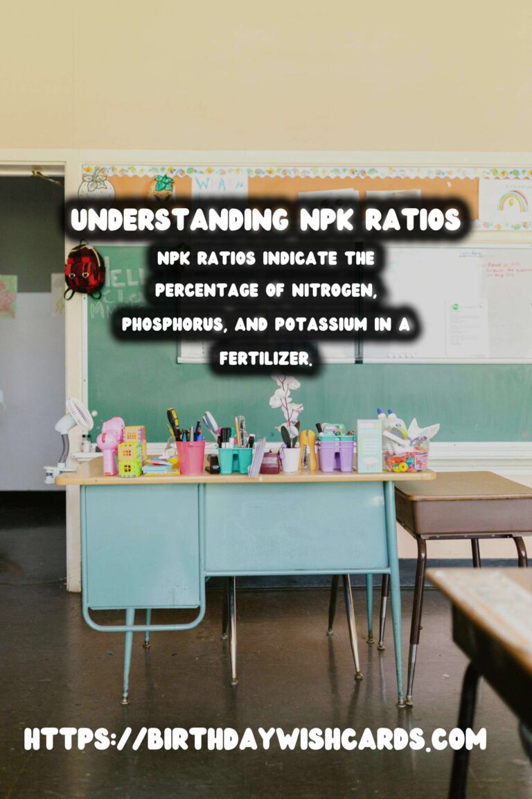 Understanding Plant Fertilizers: The Importance of NPK Ratios