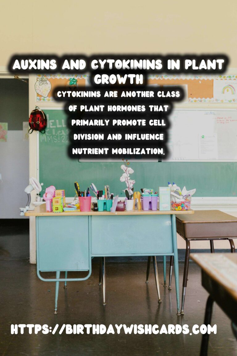 Understanding Plant Hormones: The Role of Auxins & Cytokinins