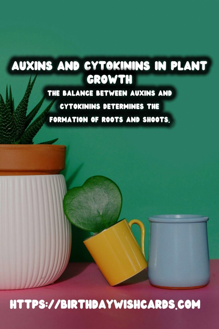 Understanding Plant Hormones: The Role of Auxins & Cytokinins
