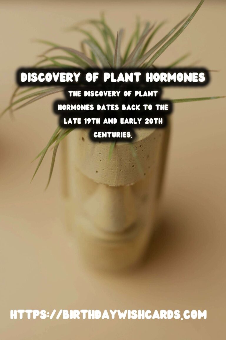 Understanding Plant Hormones: Their Discovery and Impact on Growth