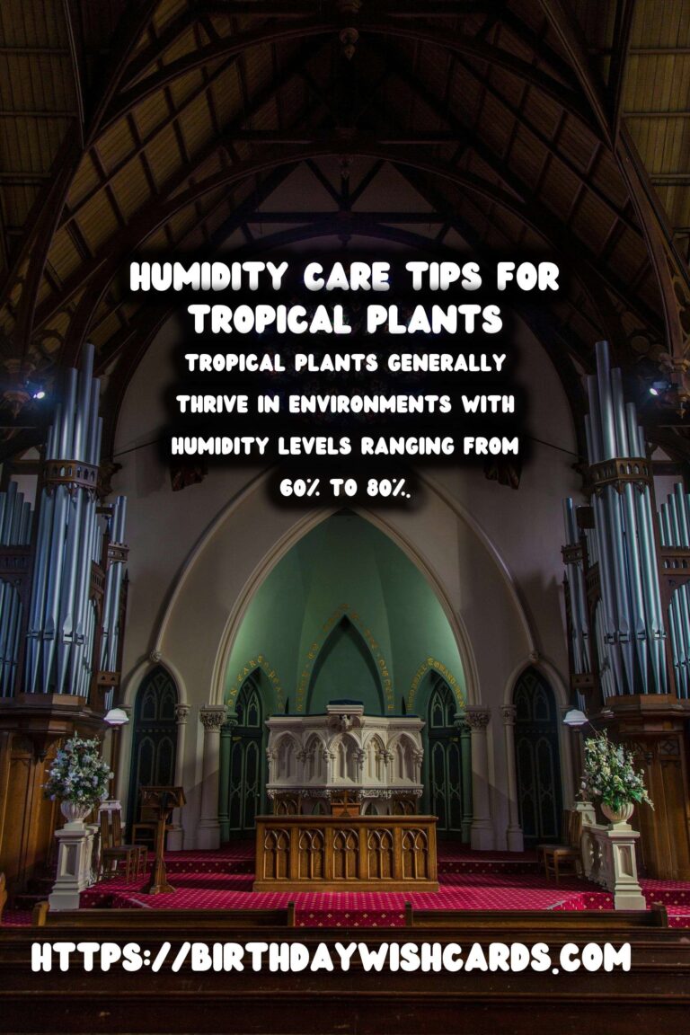 Understanding Plant Humidity: Tips for Tropical Plants