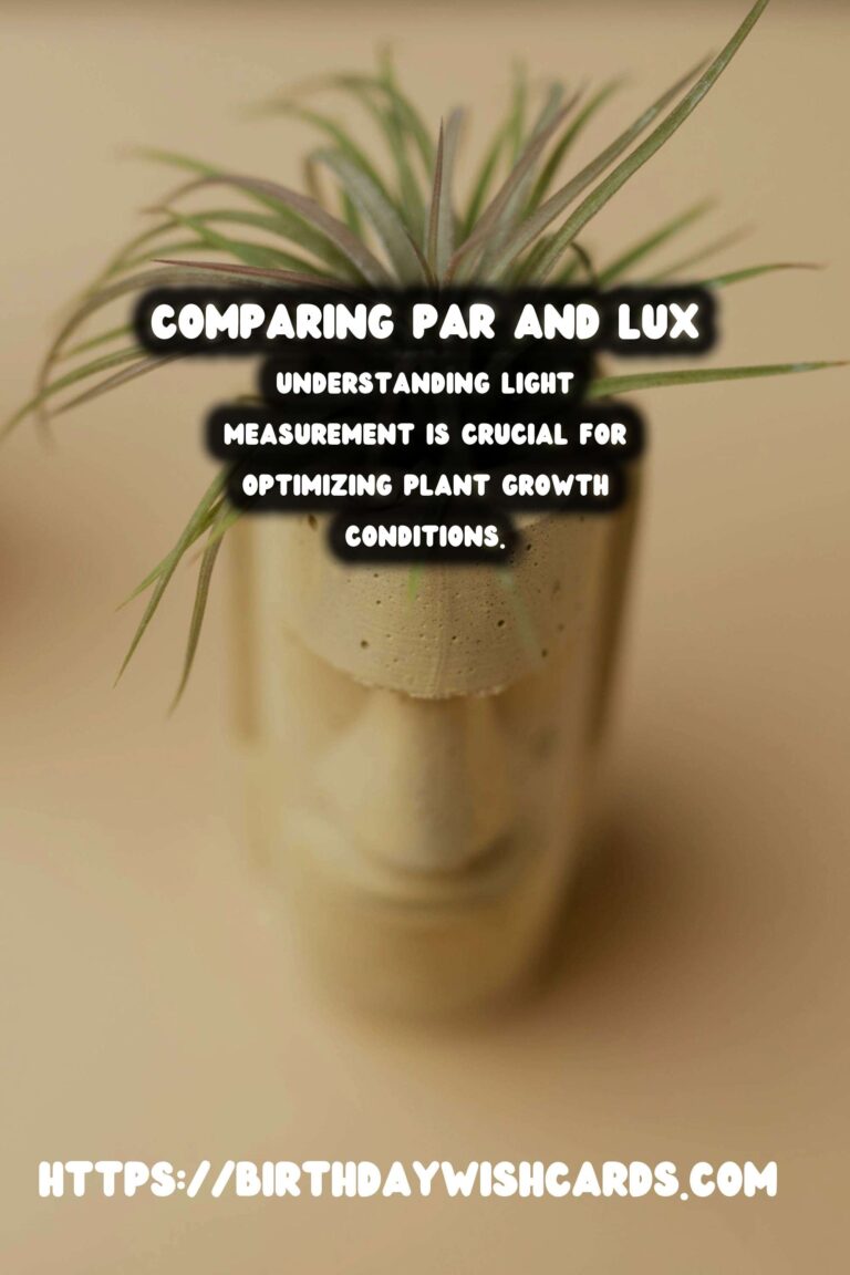 Understanding Plant Light Measurement: PAR vs. Lux