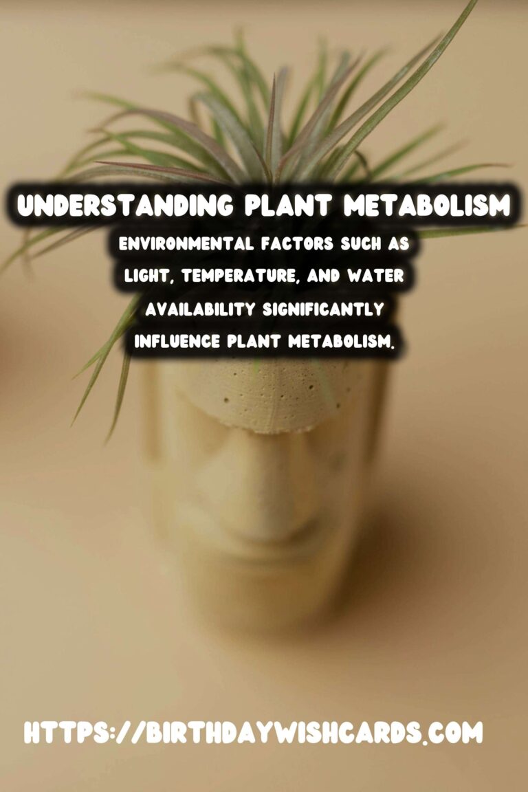 Understanding Plant Metabolism: Exploring the Overall Process