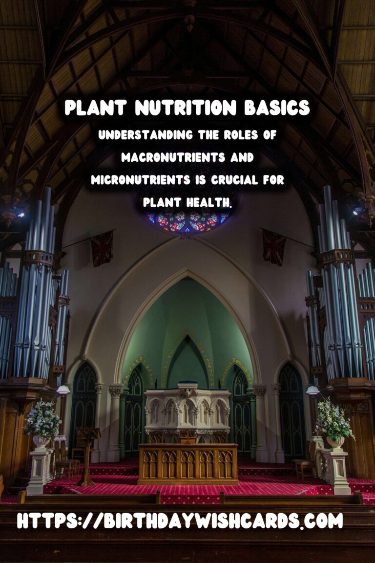 Understanding Plant Nutrition: Macronutrients & Micronutrients