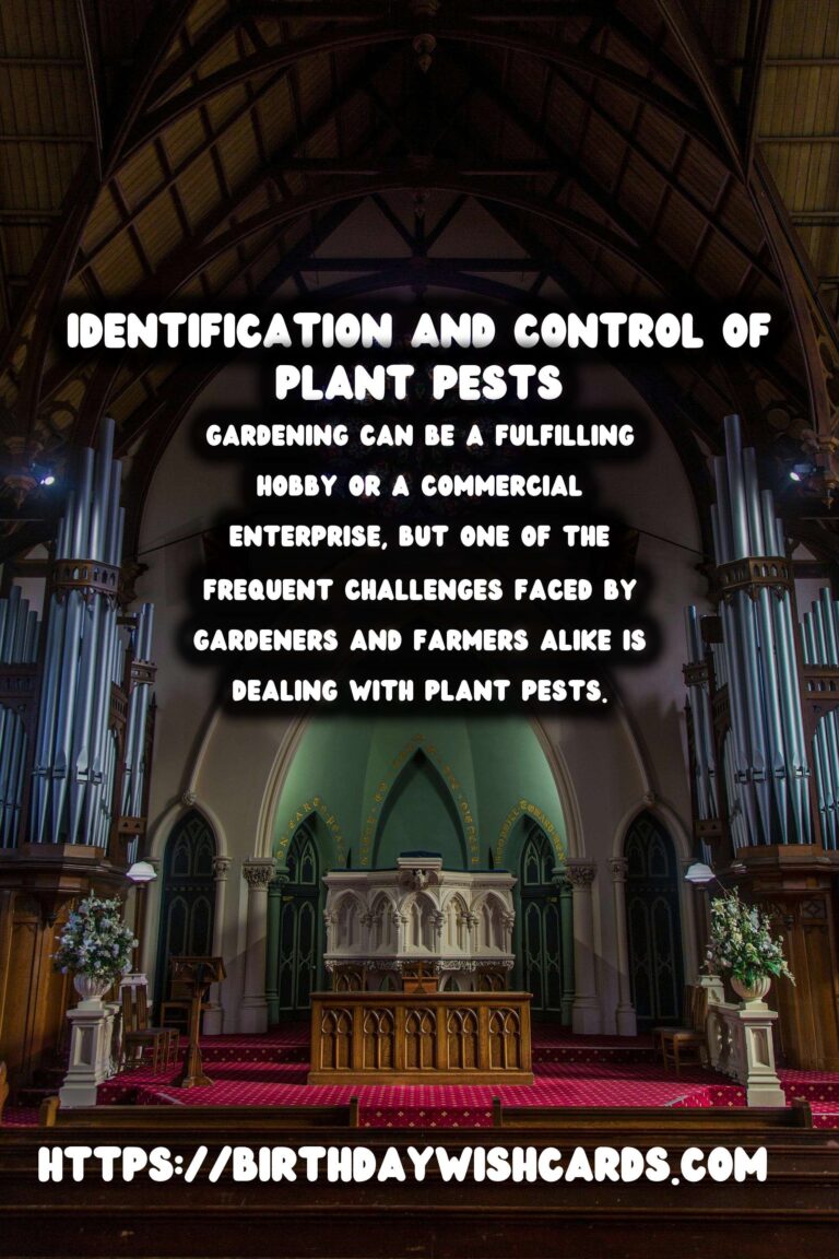 Understanding Plant Pests: Identification and Control