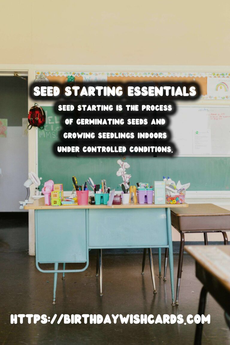 Understanding Plant Propagation: Seed Starting Guide