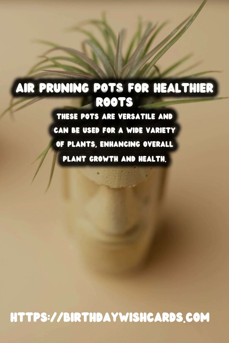 Understanding Plant Root Systems: Air Pruning Pots