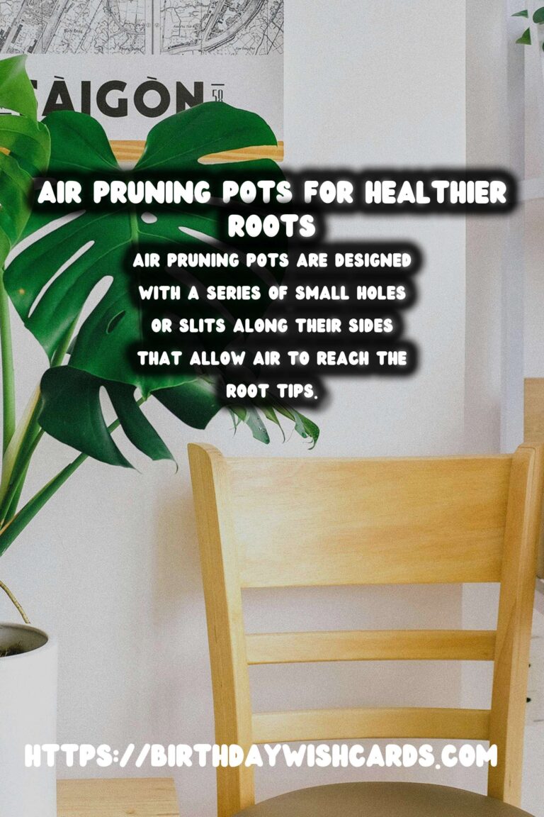 Understanding Plant Root Systems: Air Pruning Pots