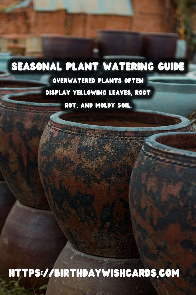 Understanding Plant Watering Schedules: Seasonal Adjustments for Optimal Growth