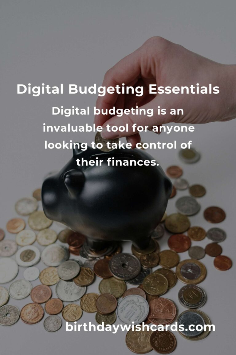 Understanding the Basics of Digital Budgeting for Financial Success