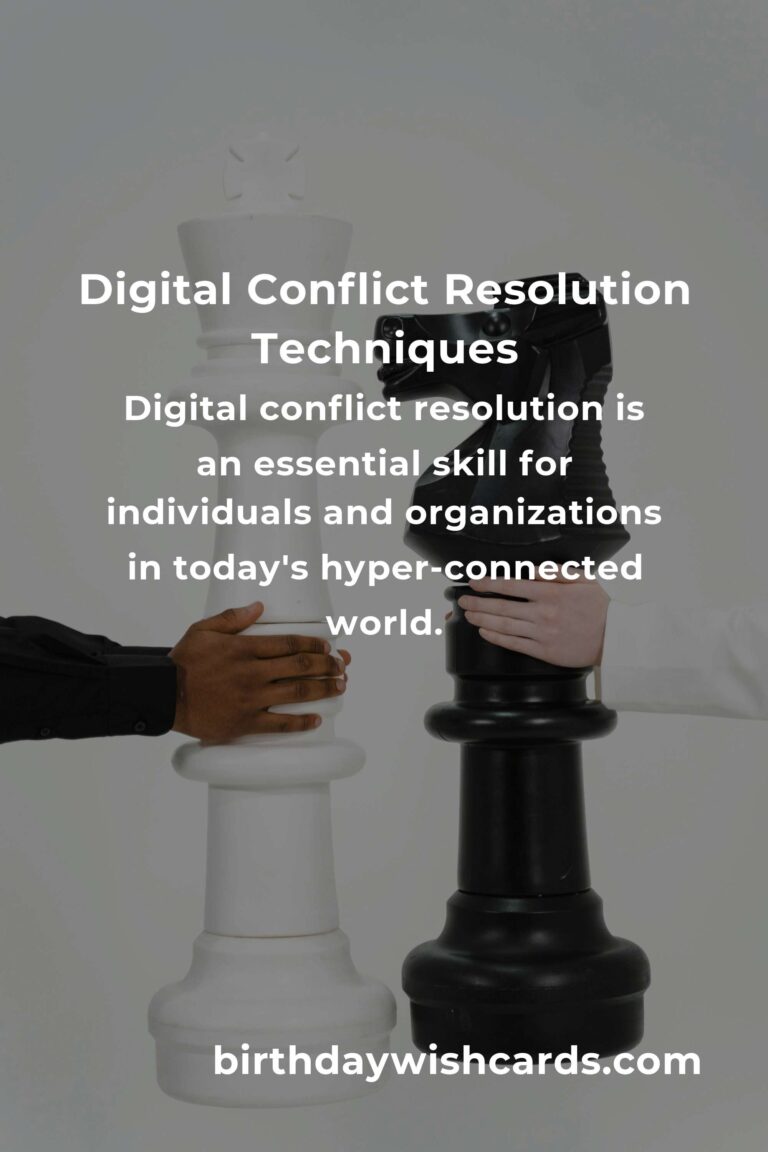 Understanding the Basics of Digital Conflict Resolution