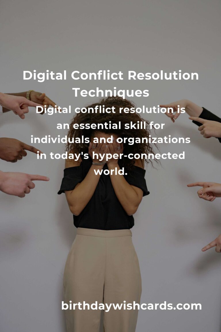 Understanding the Basics of Digital Conflict Resolution