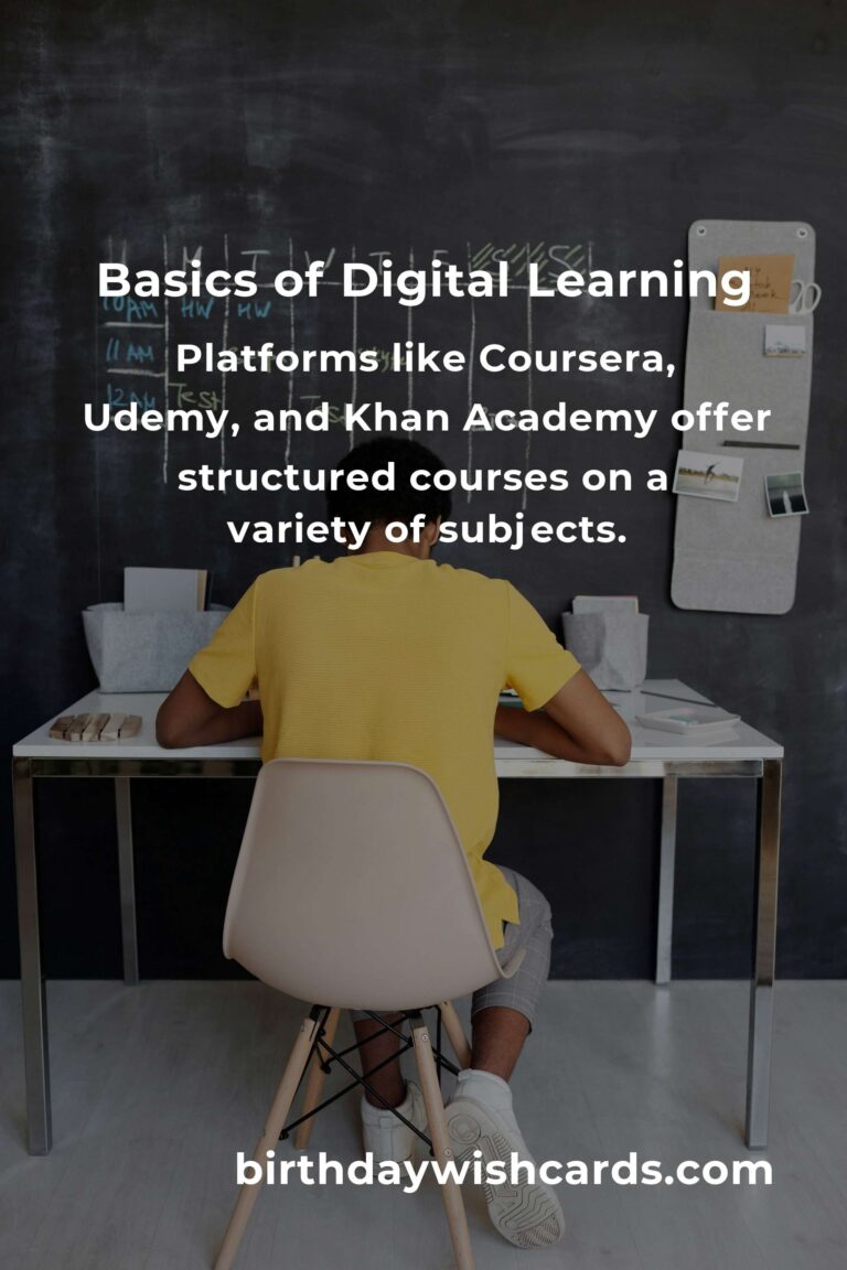 Understanding the Basics of Digital Learning a New Skill