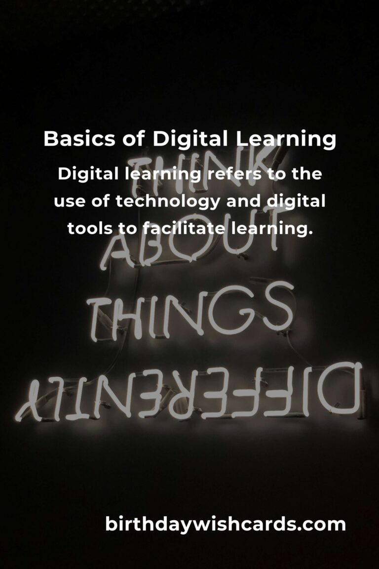 Understanding the Basics of Digital Learning a New Skill