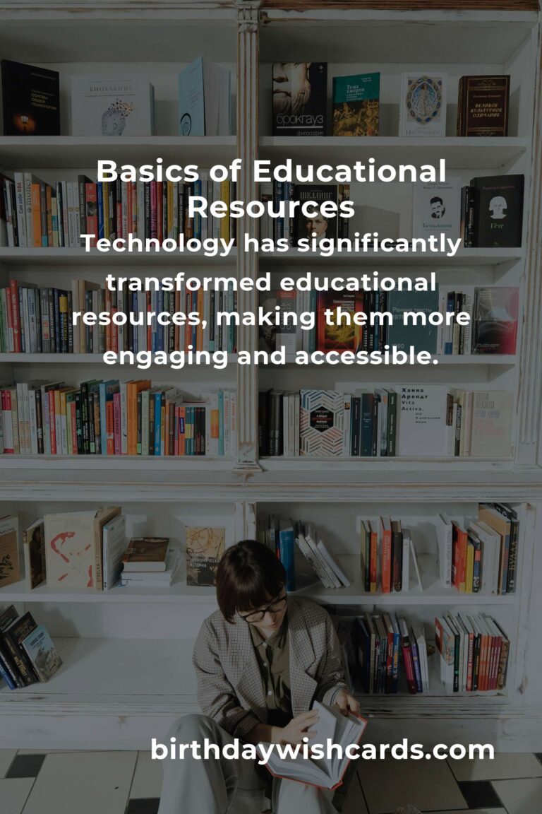 Understanding the Basics of Educational Resources for Effective Learning