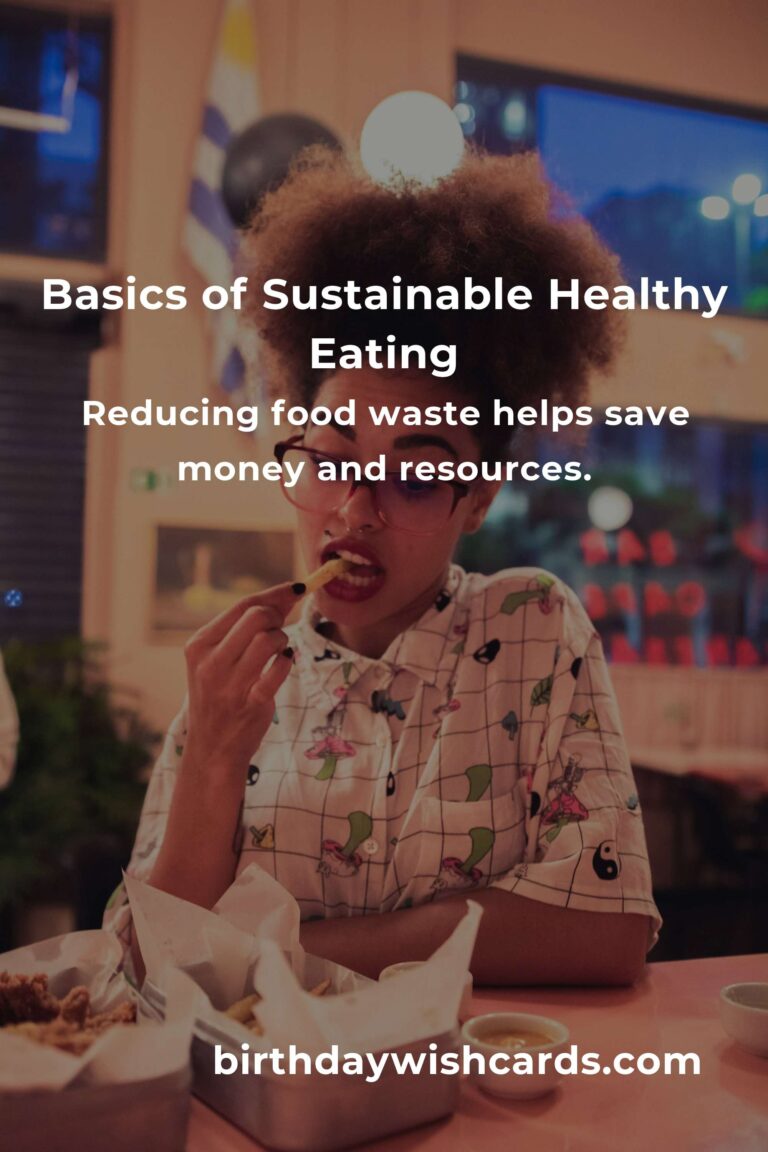 Understanding the Basics of Sustainable Healthy Eating
