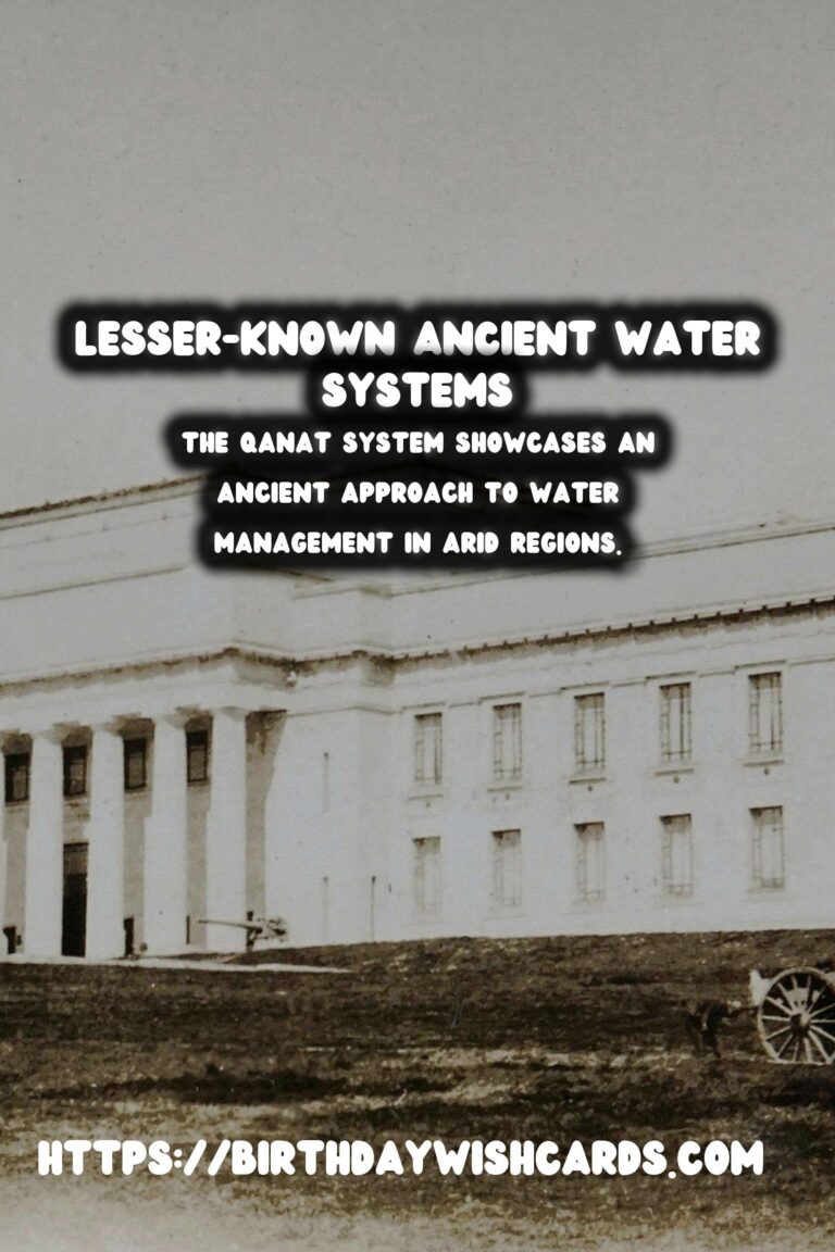 Unearthing the Secrets of Lesser-Known Ancient Water Systems in Asia