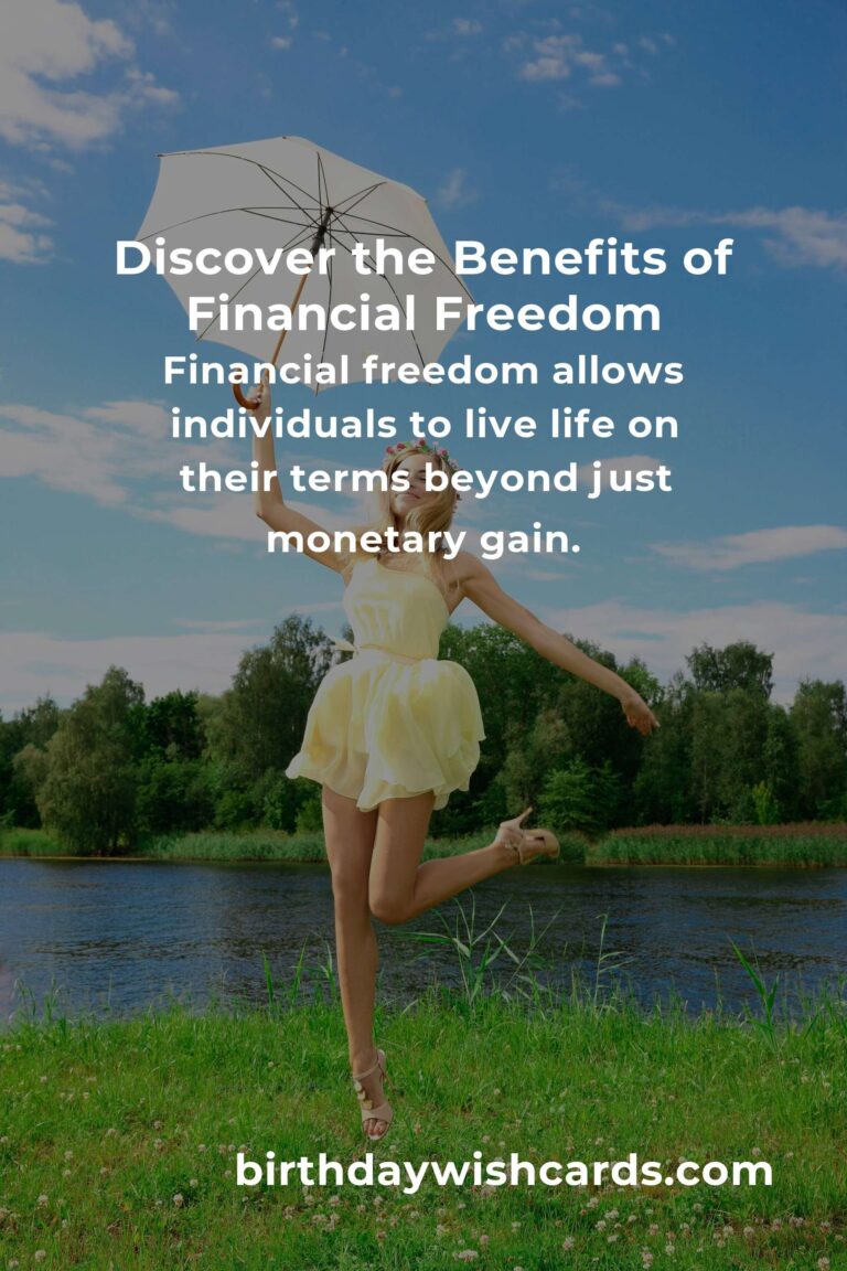 Unlocking the Hidden Benefits of Financial Freedom