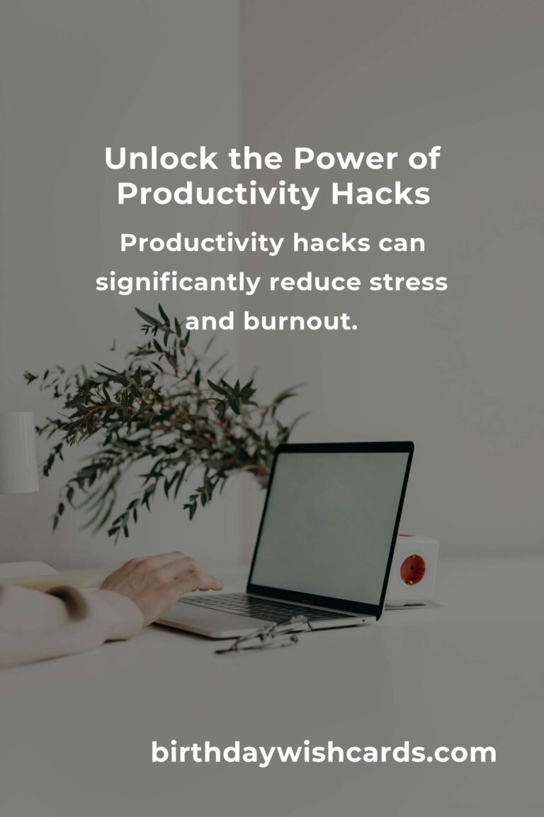 Unlocking the Hidden Benefits of Productivity Hacks Ideas