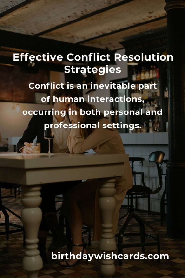 Unlocking the Power of Conflict Resolution in Personal and Professional Life