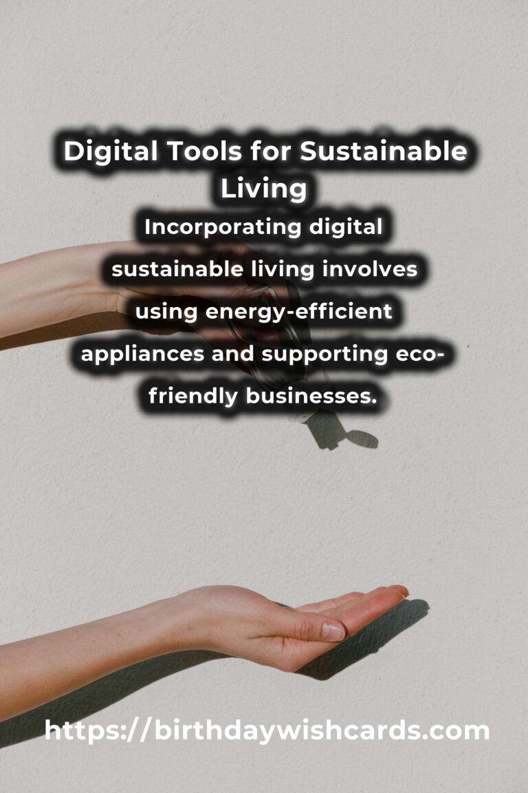 Unlocking the Power of Digital Sustainable Living
