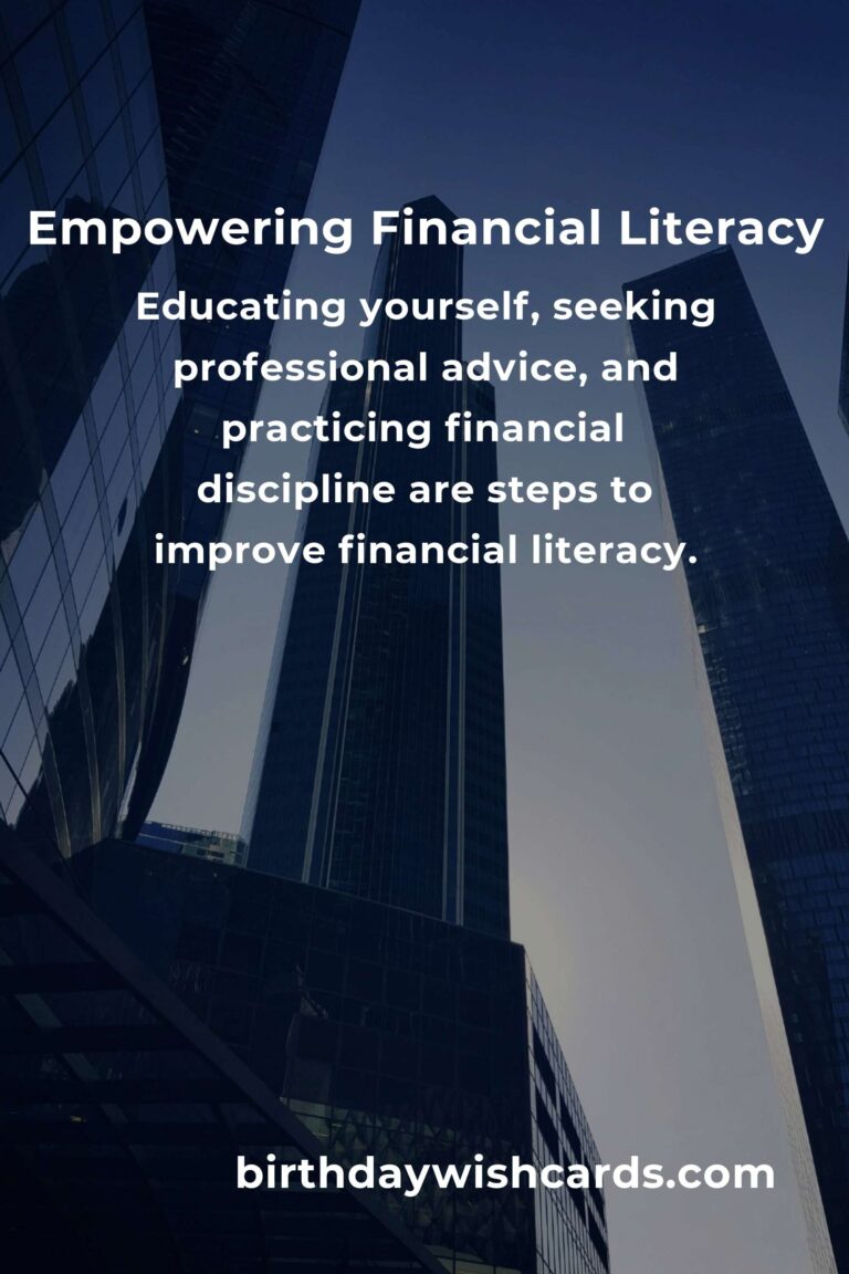 Unlocking the Power of Financial Literacy: A Path to Financial Freedom