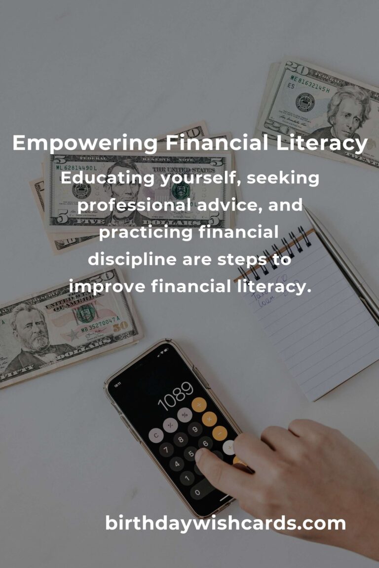 Unlocking the Power of Financial Literacy: A Path to Financial Freedom