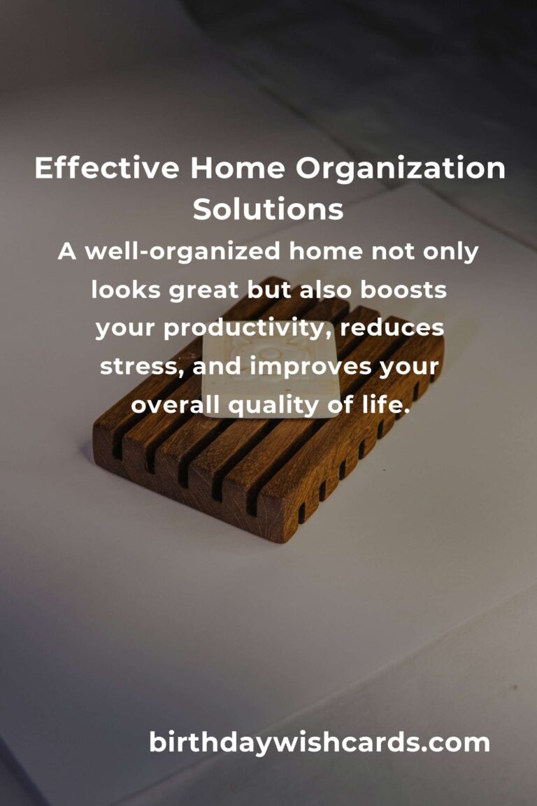 Unlocking the Power of Home Organization: A Comprehensive Roadmap