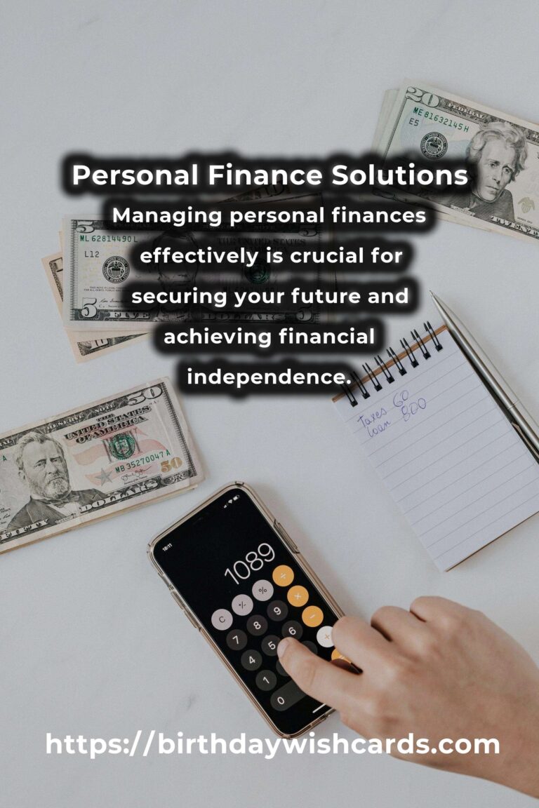 Unlocking the Power of Personal Finance Solutions for a Secure Future