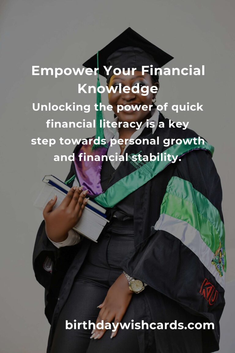 Unlocking the Power of Quick Financial Literacy for Personal Growth