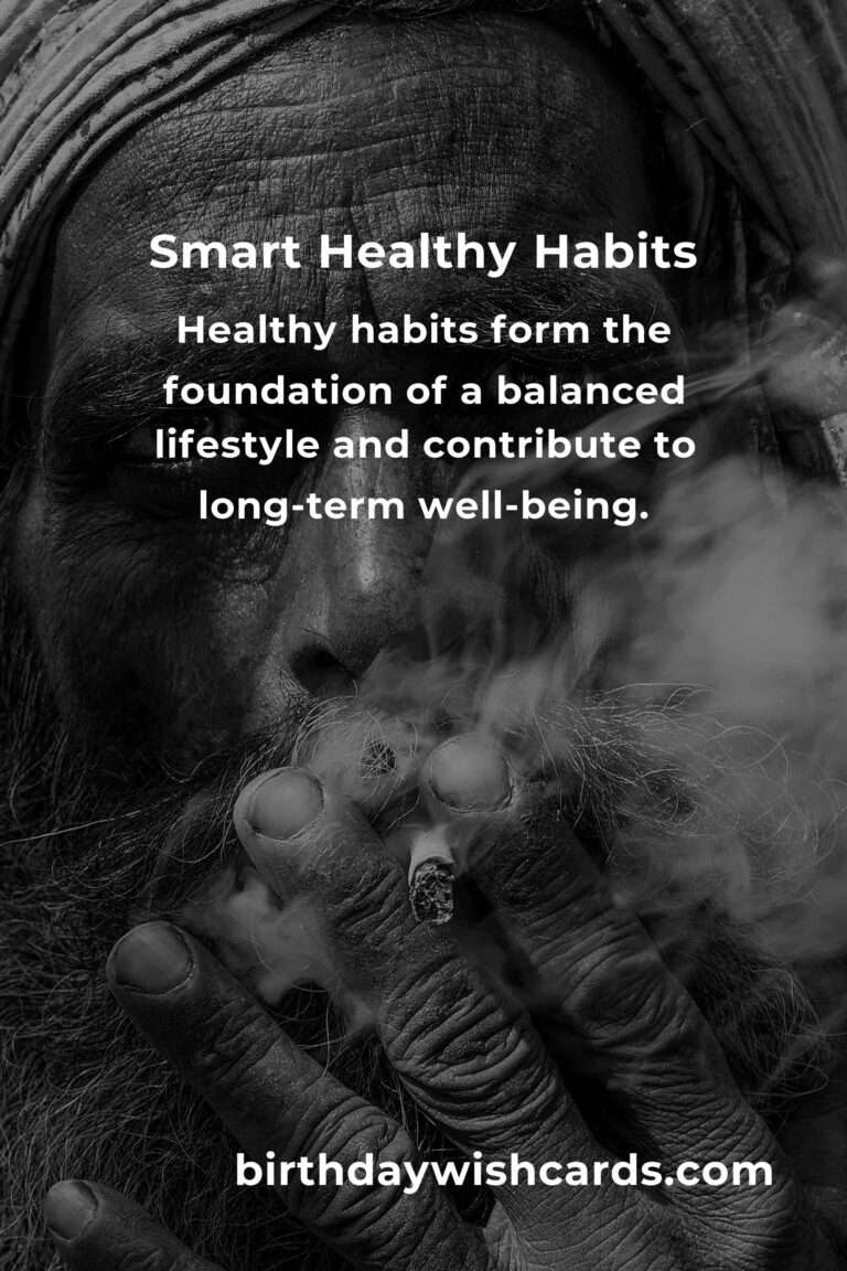 Unlocking the Power of Smart Healthy Habits for a Better Life