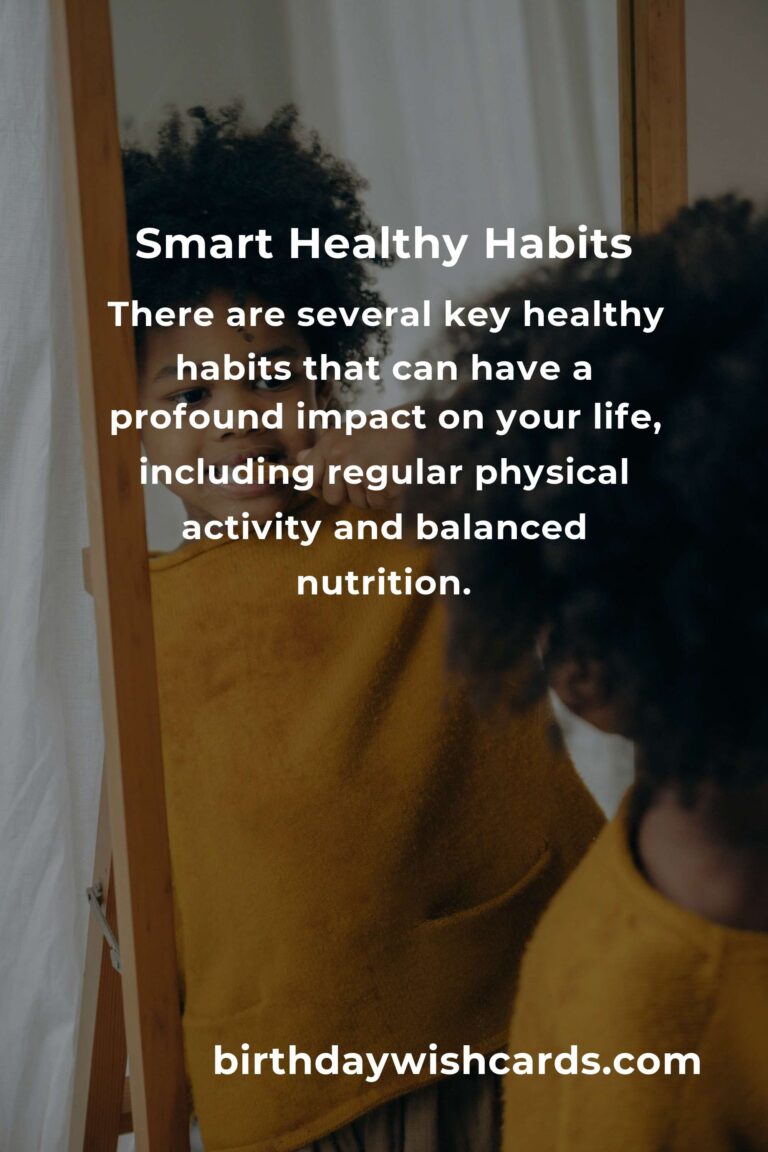 Unlocking the Power of Smart Healthy Habits for a Better Life