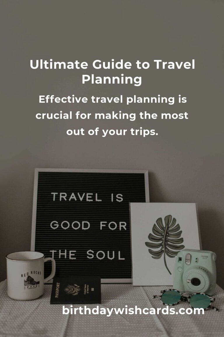 Unlocking the Power of Travel Planning: Your Ultimate Guide to Seamless Adventures