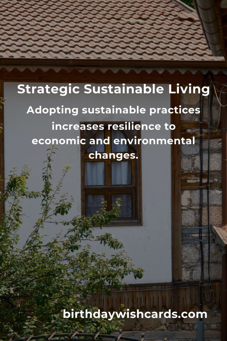 Unveiling the Hidden Benefits of Strategic Sustainable Living