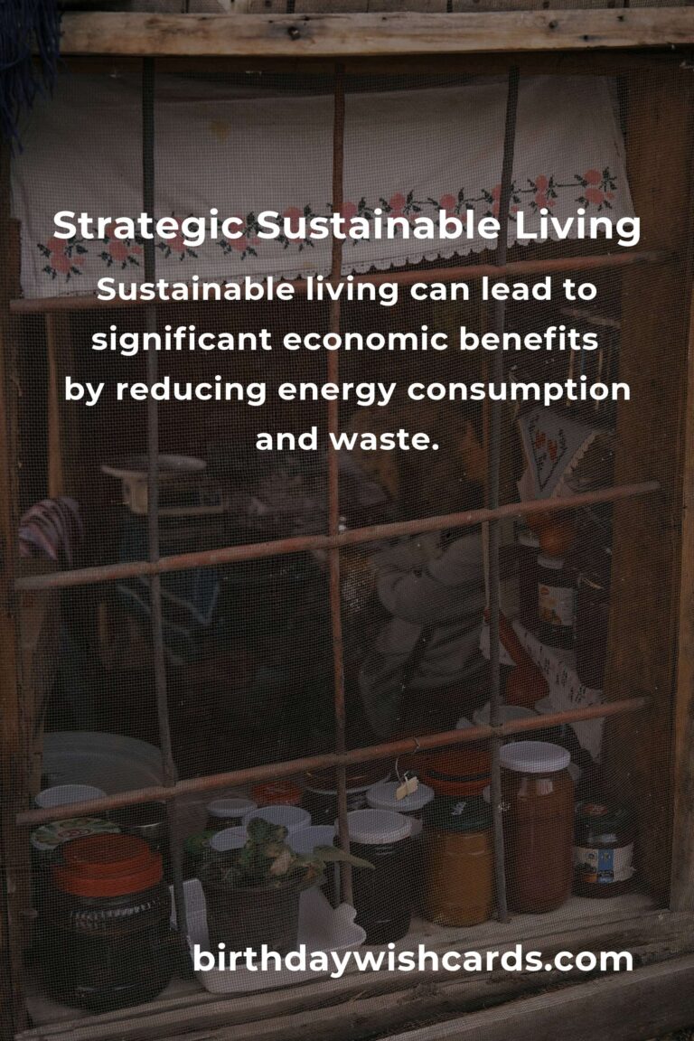 Unveiling the Hidden Benefits of Strategic Sustainable Living