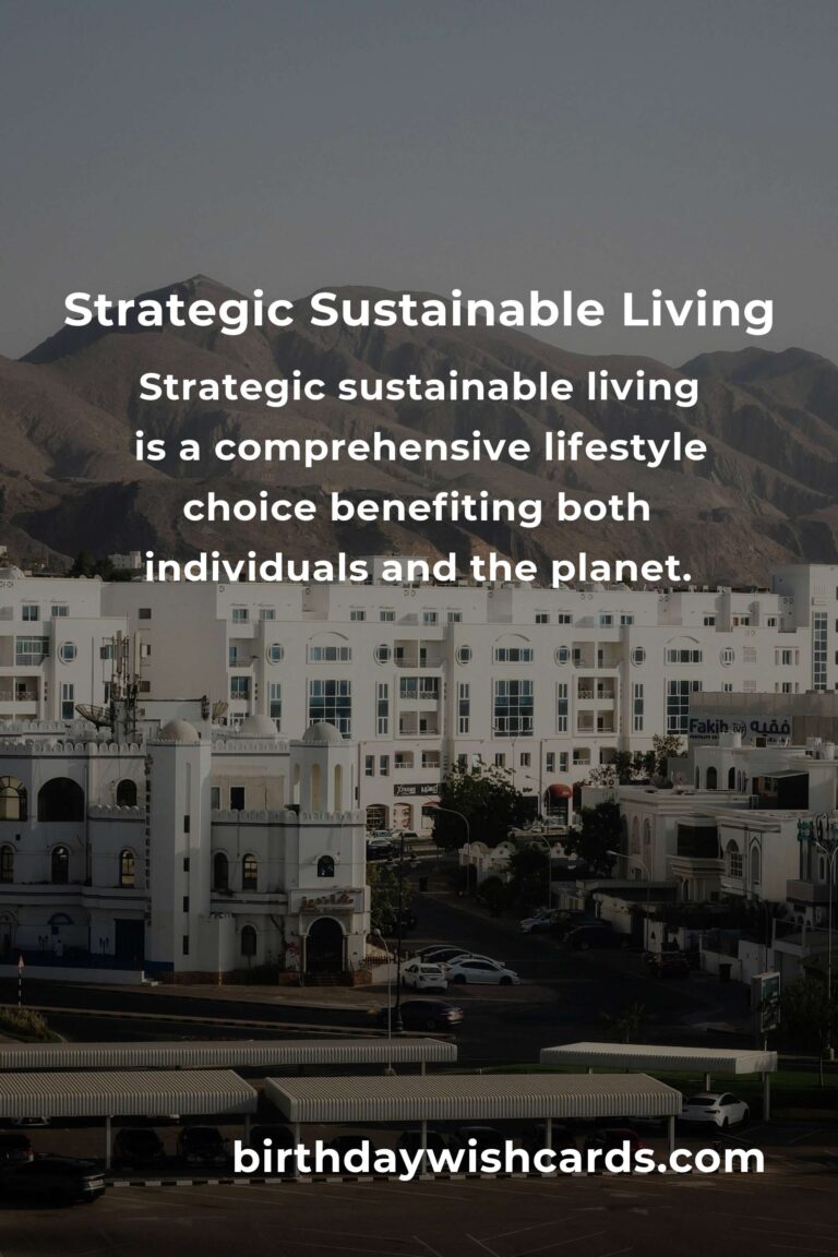 Unveiling the Hidden Benefits of Strategic Sustainable Living