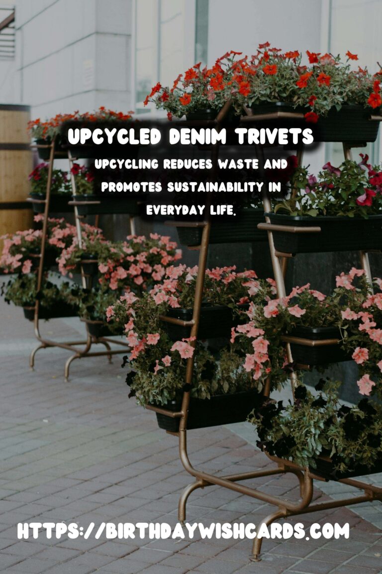Upcycled Old Jeans: Transforming Denim into Stylish Trivets