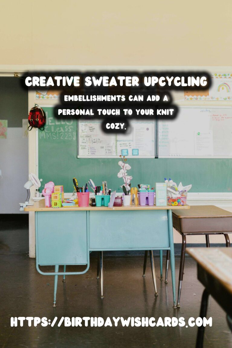 Upcycled Old Sweaters into Knit Cozies: A Sustainable Fashion Trend