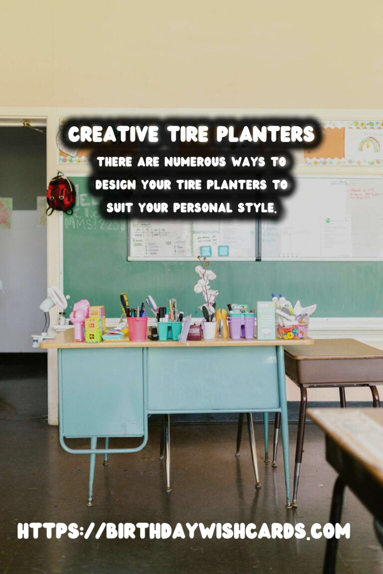 Upcycled Old Tires into Garden Planters: Creative and Sustainable Solutions